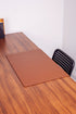Leather Desk Mat With Tan Edge Protection 60x40cm